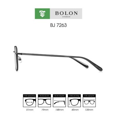 Gọng kính BOLON BJ7263 màu đen