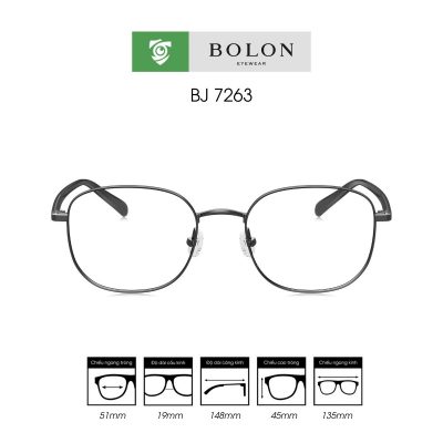 Gọng kính BOLON BJ7263 màu đen