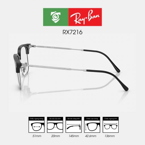 Gọng kính RAYBAN RX7216 - Hình ảnh 3