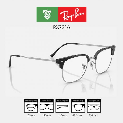 Gọng kính RAYBAN RX7216 - Hình ảnh 5