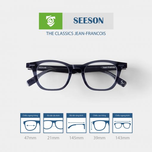 Gọng kính SEESON THE CLASSIC JEAN FRANCOIS