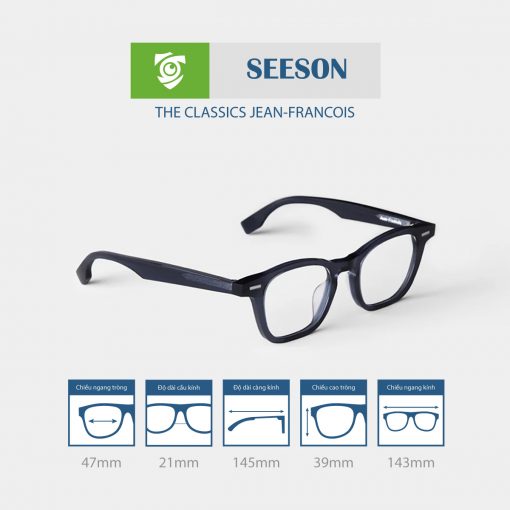 Gọng kính SEESON THE CLASSIC JEAN FRANCOIS