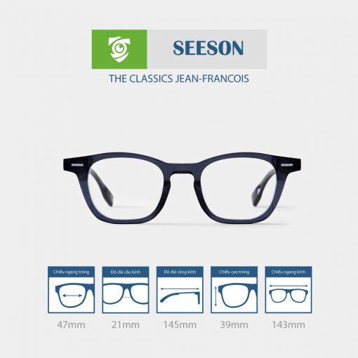 Gọng kính SEESON THE CLASSIC JEAN FRANCOIS