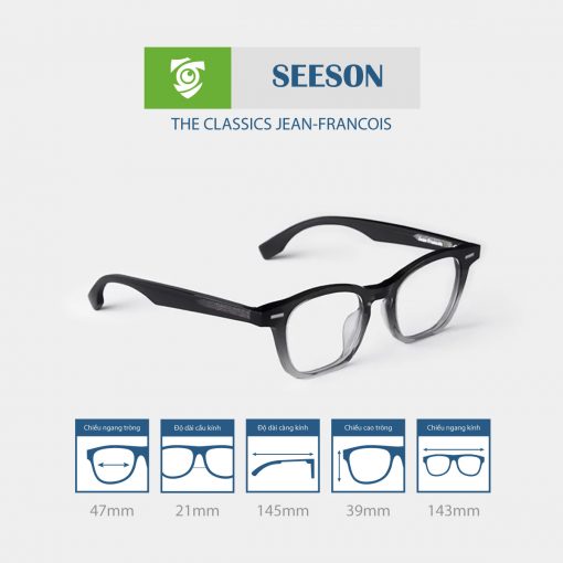 Gọng kính SEESON THE CLASSIC JEAN FRANCOIS