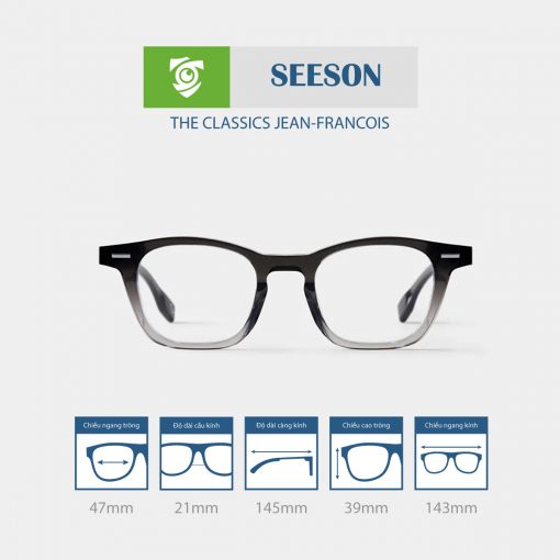 Gọng kính SEESON THE CLASSIC JEAN FRANCOIS