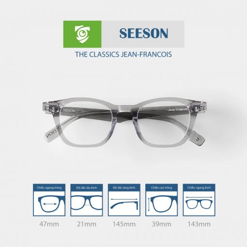 Gọng kính SEESON THE CLASSIC JEAN FRANCOIS