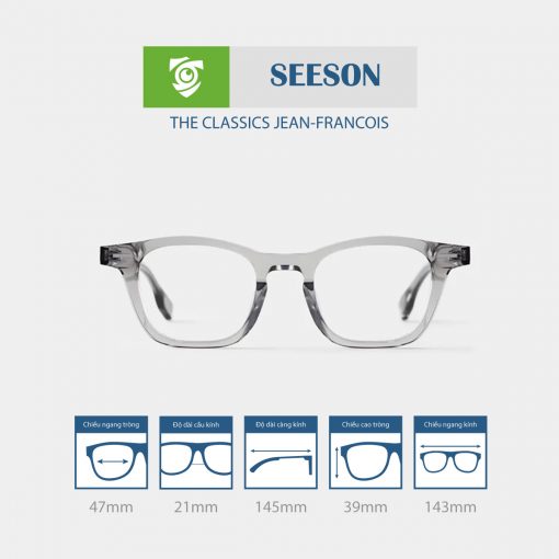 Gọng kính SEESON THE CLASSIC JEAN FRANCOIS