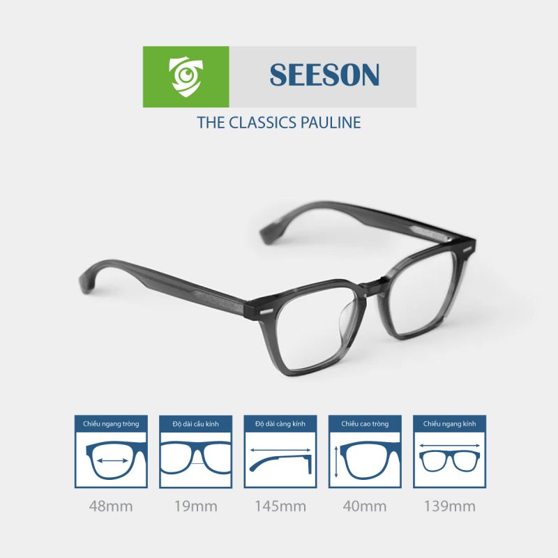 Gọng kính SEESON THE CLASSIC PAULINE