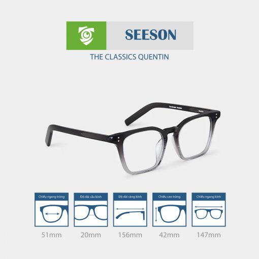 Gọng kính SEESON THE CLASSIC QUENTIN