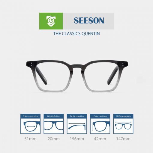 Gọng kính SEESON THE CLASSIC QUENTIN