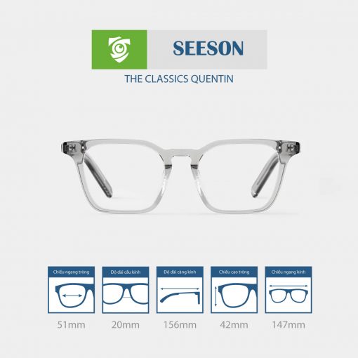 Gọng kính SEESON THE CLASSIC QUENTIN