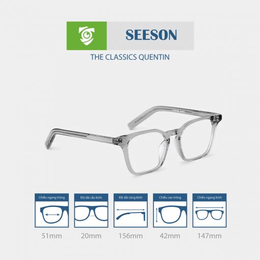 Gọng kính SEESON THE CLASSIC QUENTIN