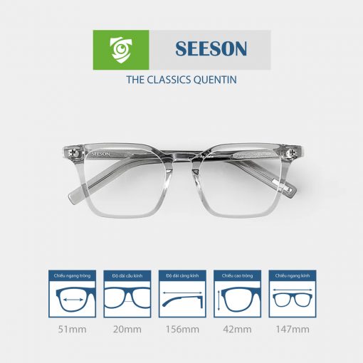Gọng kính SEESON THE CLASSIC QUENTIN
