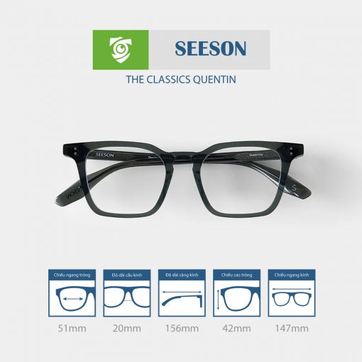 Gọng kính SEESON THE CLASSIC QUENTIN
