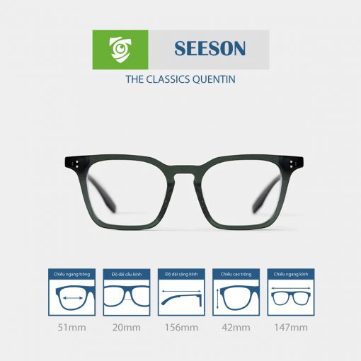 Gọng kính SEESON THE CLASSIC QUENTIN