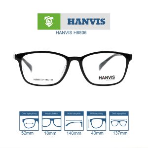 Gọng kính HANVIS H6806