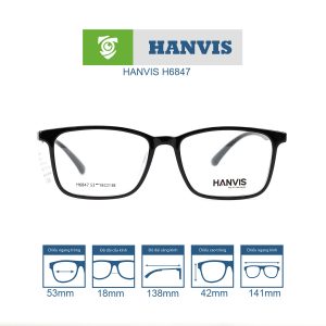 Gọng kính HANVIS H6847