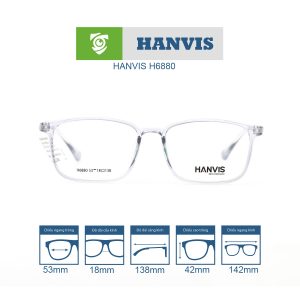 Gọng kính HANVIS H6880