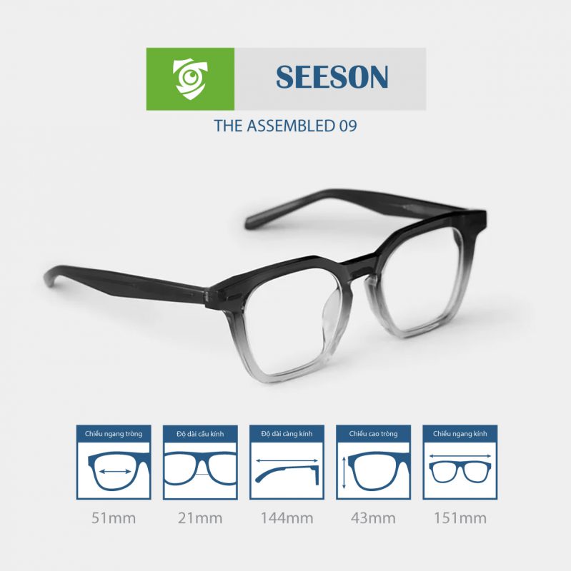 Gọng kính SEESON THE ASSEMBLED 09