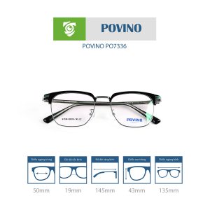 Gọng kính POVINO PO7336