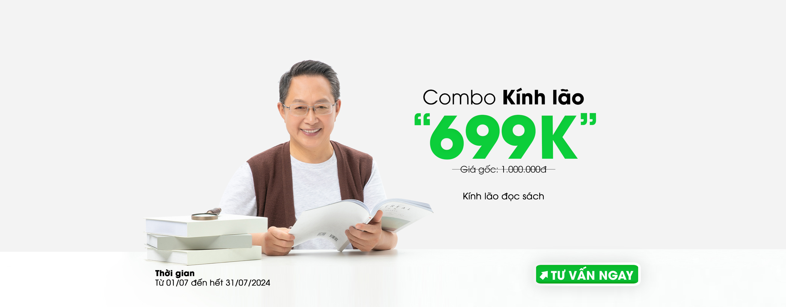 Combo Kính Lão Đọc Sách Giá Siêu Tiết Kiệm Chỉ 699K
