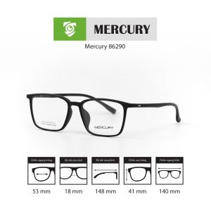 Gọng kính MERCURY 86290 - Đen nhám