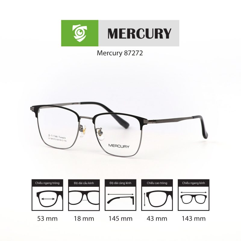 Gọng kính MERCURY 87272