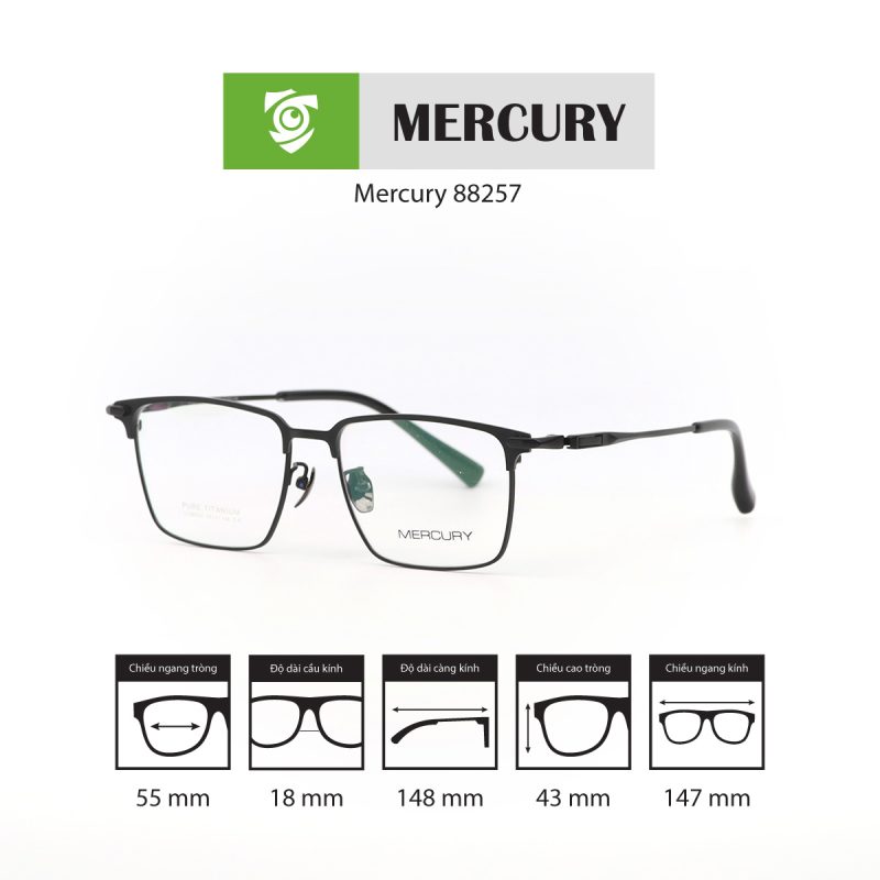 Gọng kính MERCURY 88257