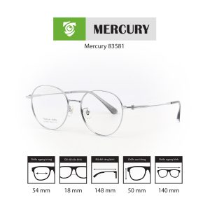 Gọng kính MERCURY 83581 - Bạc