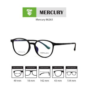 Gọng kính MERCURY 86263 - Đen