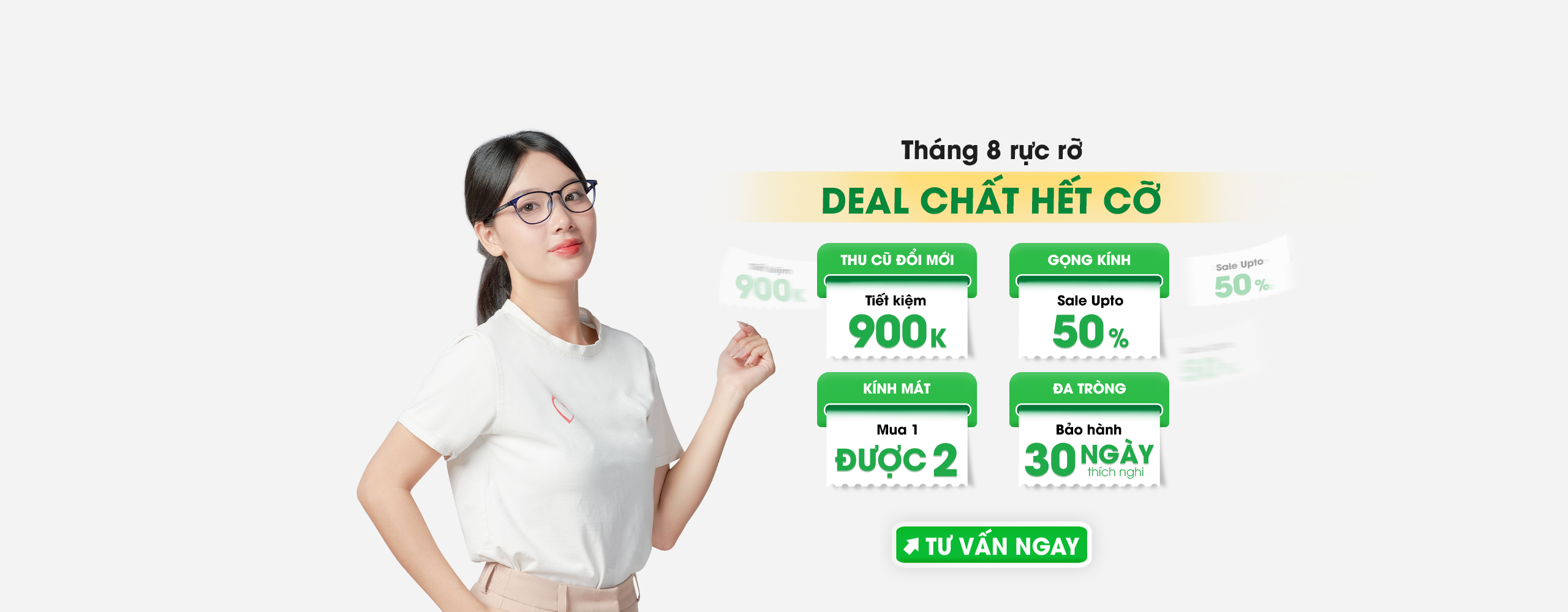 Tháng 8 Bùng Nổ – Ưu Đãi Hấp Dẫn Tại Mắt Kính Tâm Đức