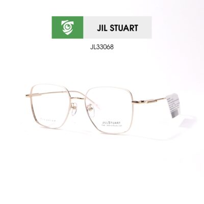Gọng kính Jill Stuart JL33068 C01 - màu trắng - kính gọng vuông - chất liệu titanium - hình chụp mặt bên sản phẩm