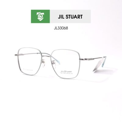 Gọng kính Jill Stuart JL33068 C02 - màu xanh lá nhạt - kính gọng vuông - chất liệu titanium - hình chụp mặt bên sản phẩm