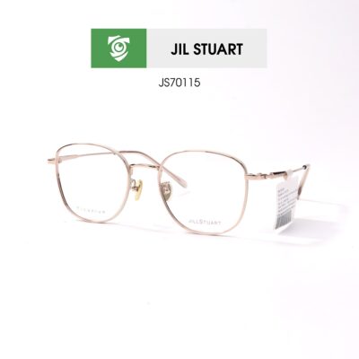 Gọng kính Jill Stuart JS70115 C01 - màu vàng - gọng kính Oval - hình chụp mặt bên sản phẩm
