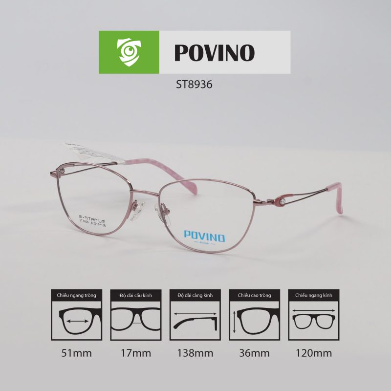 Gọng kính POVINO ST8936