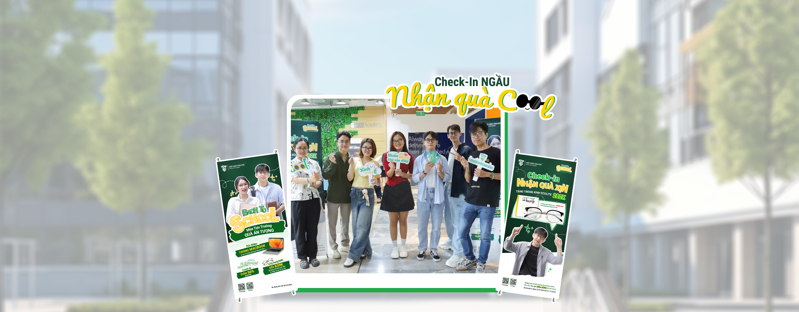 MẮT KÍNH TÂM ĐỨC ĐỒNG HÀNH CÙNG SINH VIÊN UEH TẠI CHƯƠNG TRÌNH CMO CAREER 2024