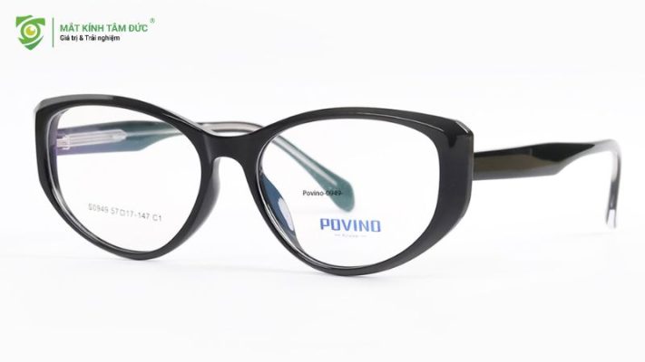 Gọng kính nhựa POVINO PO0949 chất liệu nhựa TR90
