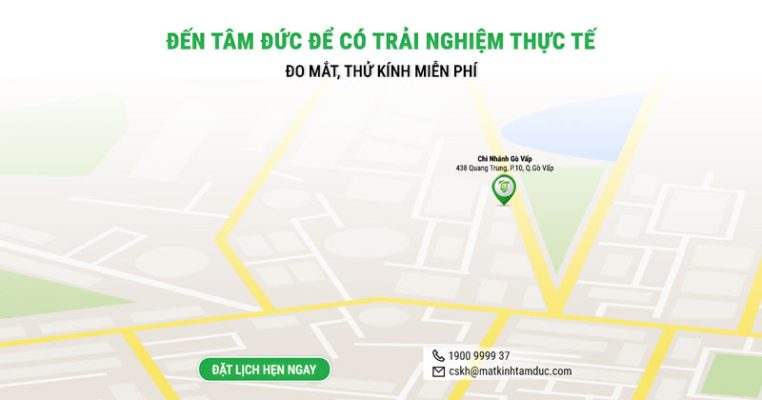 Cửa hàng mắt kính Gò Vấp Tâm Đức
