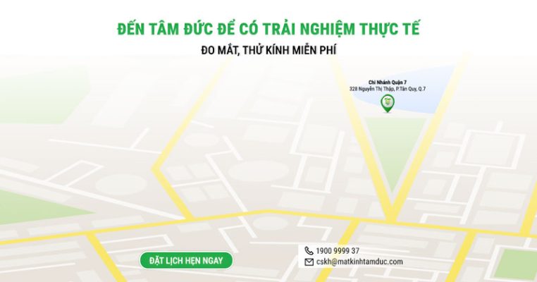 Cửa hàng mắt kính quận 7 của Tâm Đức