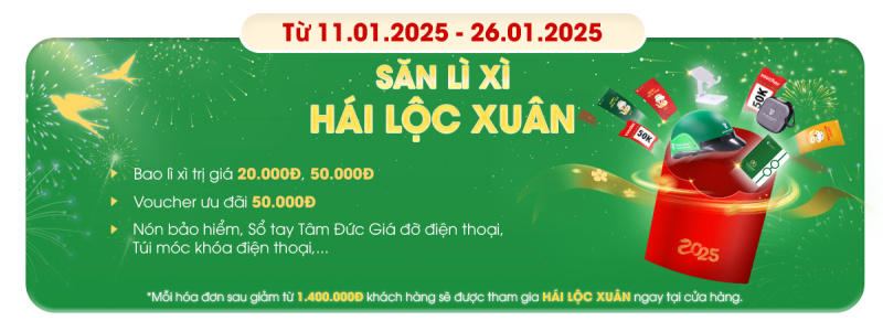 Săn lì xì hái lộc xuân 2025