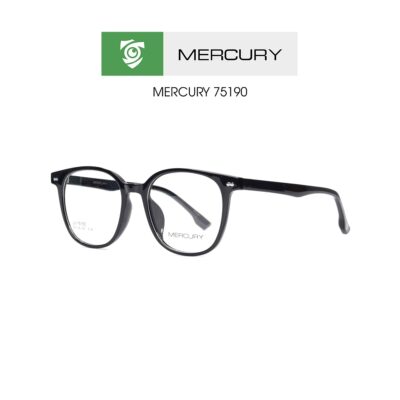 Gọng kính Mercury LV75190 CA - màu ĐEN - gọng kính vuông - ảnh chụp mặt bên sản phẩm
