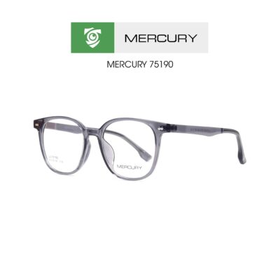 Gọng kính Mercury LV75190 CG - màu xám - gọng kính vuông - ảnh chụp mặt bên sản phẩm