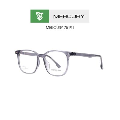 Gọng kính Mercury LV75191 CG - màu xám - gọng kính vuông - ảnh chụp mặt bên sản phẩm