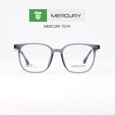 Gọng kính Mercury LV75191 CG - màu xám - gọng kính vuông - ảnh chụp mặt trước sản phẩm