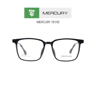 Gọng kính Mercury LV75192 CA - màu đen - gọng kính vuông - ảnh chụp mặt trước sản phẩm