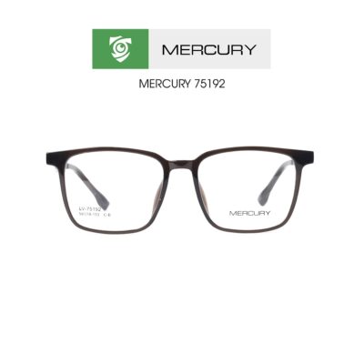 Gọng kính Mercury LV75192 CB - màu nâu - gọng kính vuông - ảnh chụp mặt trước sản phẩm