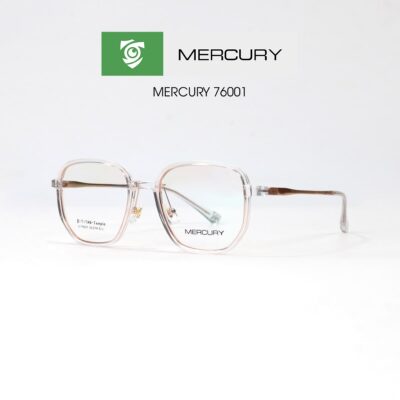 Gọng kính MERCURY LV76001 CJ - màu trắng - loại gọng đa giác - hình chụp mặt bên sản phẩm