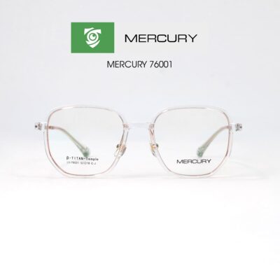 Gọng kính MERCURY LV76001 CJ - màu trắng - loại gọng đa giác - hình chụp mặt trước sản phẩm