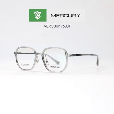 Gọng kính MERCURY LV76001 CJ12 - màu xanh trong - loại gọng đa giác - hình chụp mặt bên sản phẩm