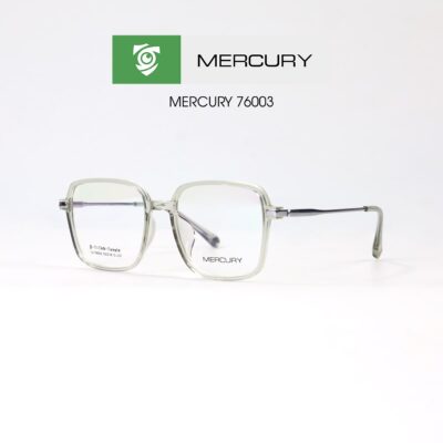 Gọng kính MERCURY LV76003 CJ12 - gọng kính vuông - màu xanh trong suốt - hình mặt bên sản phẩm